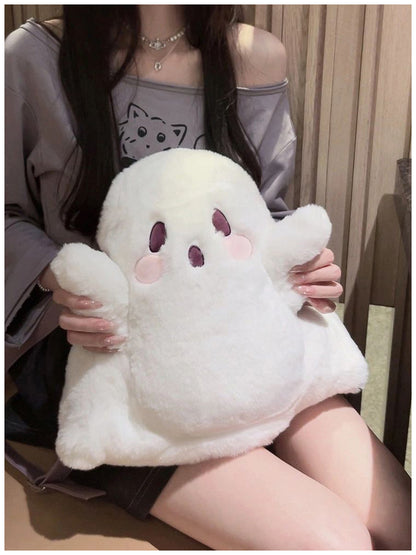 OMNI™ Halloween Cute Ghost Cartoon Plush Backpack