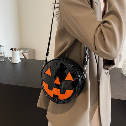 OMNI™ Jack O'Lantern Grin Round Crossbody Bag