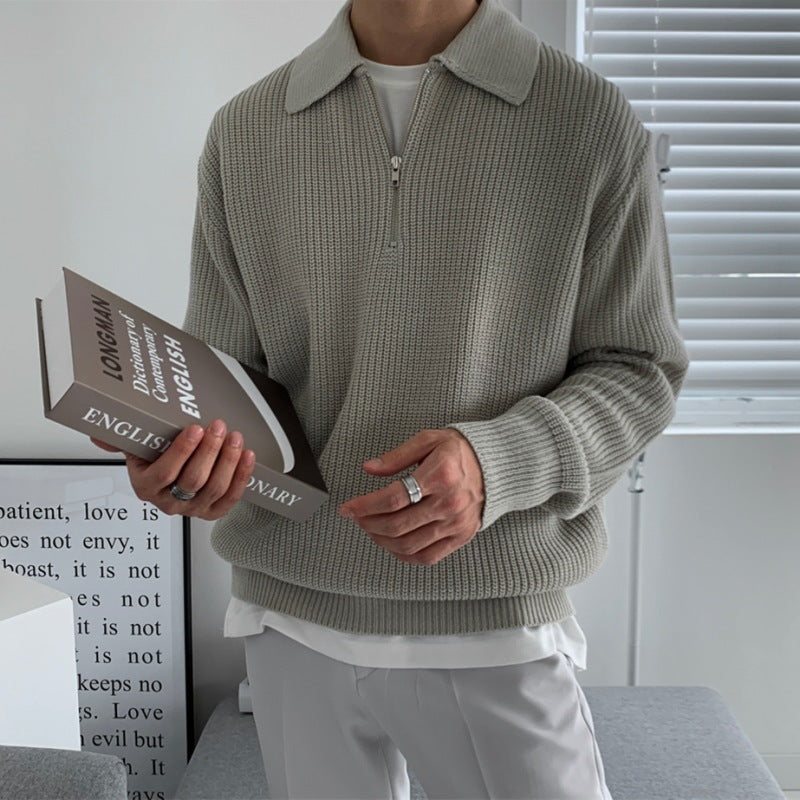 OMNI™ Men's Loose Lapel Knitted Winter Sweater