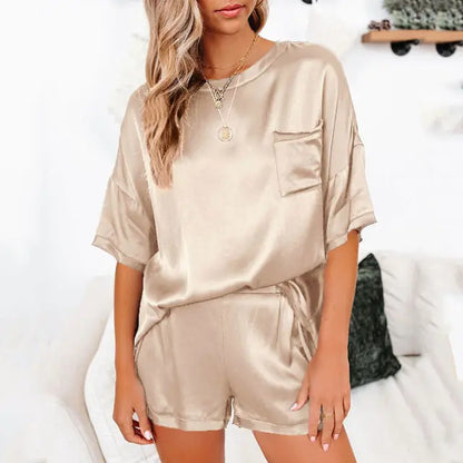 OMNI™ Summer Satin Pajamas Set