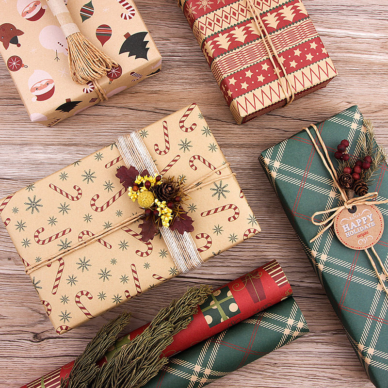 OMNI™ Vintage Style Christmas Wrapping Paper