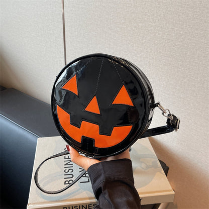 OMNI™ Jack O'Lantern Grin Round Crossbody Bag