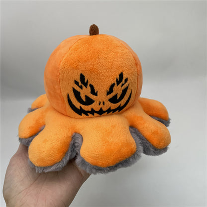 OMNI™ Reversible Halloween Pumpkin Spider Plush Toy