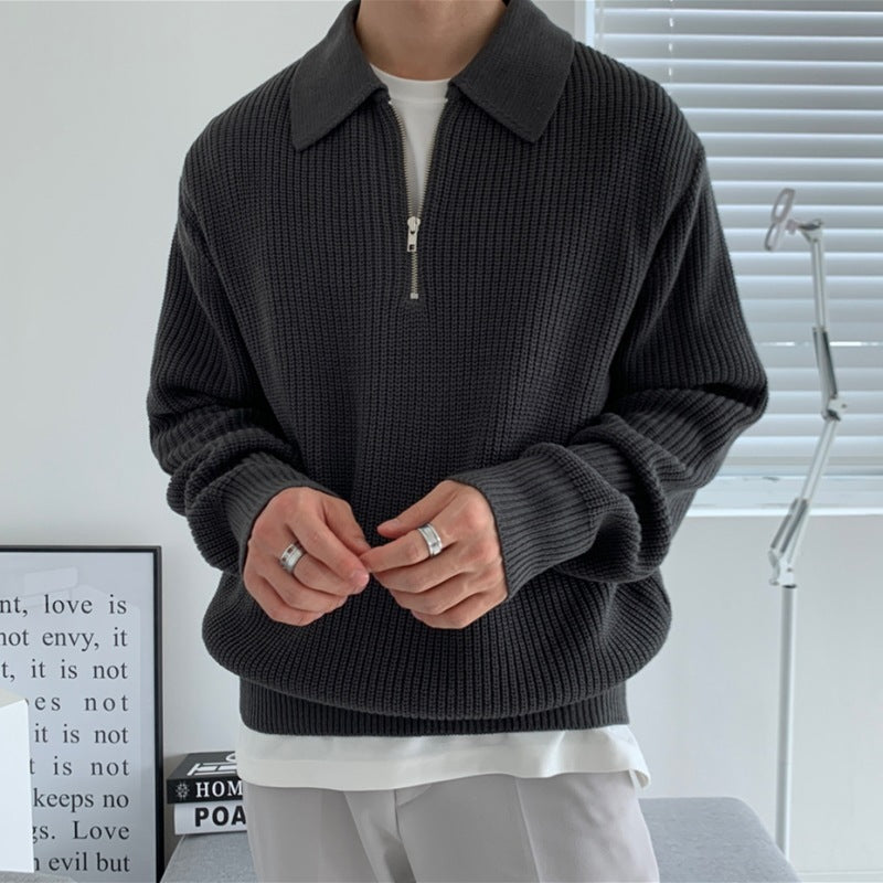 OMNI™ Men's Loose Lapel Knitted Winter Sweater