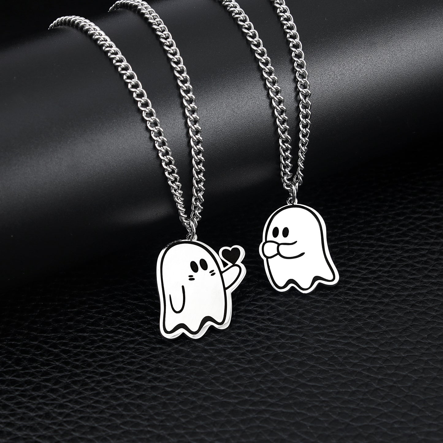 OMNI™ Halloween Cute Love Ghost Couples Necklace