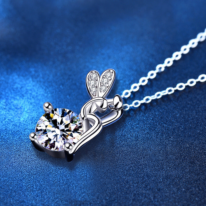 OMNI™ 925 Sterling Silver Moissanite Diamond Fairy Necklace