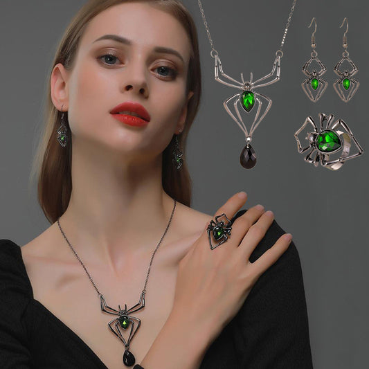 OMNI™ 3pcs Halloween Vintage Spider Necklace Set