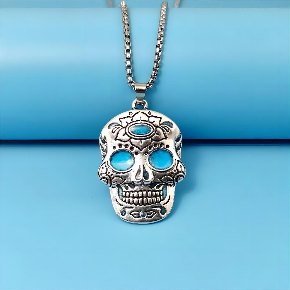 OMNI™ Halloween Luminous Skull Necklace