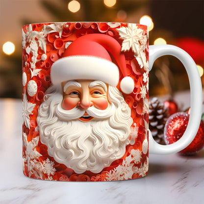 OMNI™ 3D Santa Claus Christmas Themed Ceramic Mug