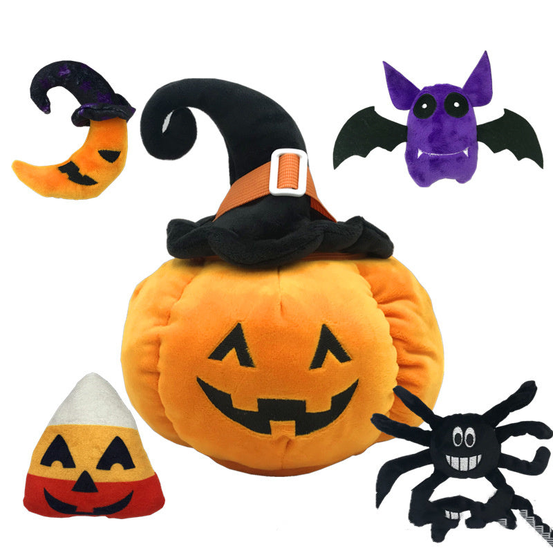 OMNI™ 5 PCS Halloween Witch Pumpkin Plush Toy