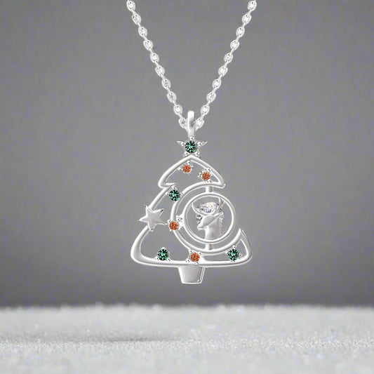 OMNI™ 925 Silver Christmas Tree Necklace