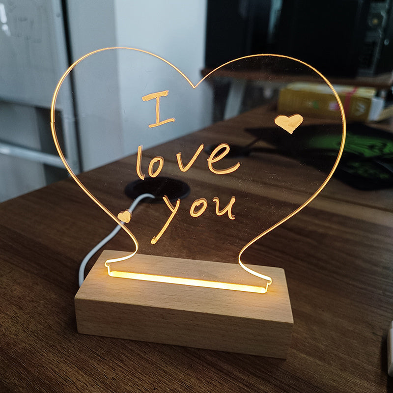 OMNI™ LED Acrylic Note Board With Pen