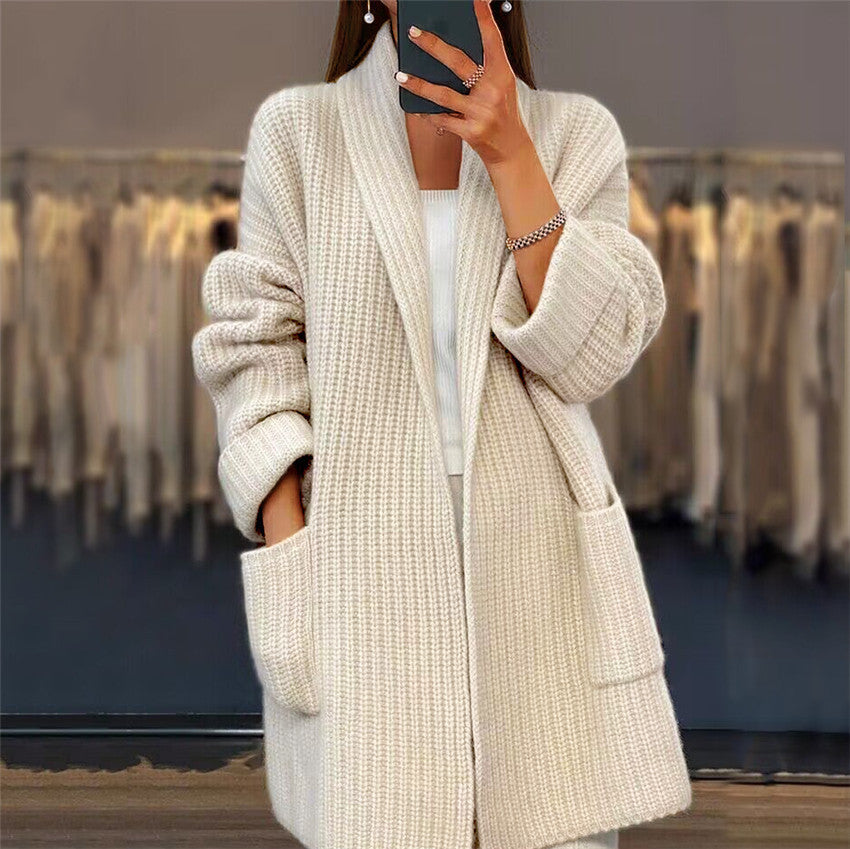 OMNI™ Women's Lapel Knitted Cardigan