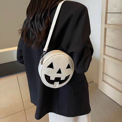 OMNI™ Jack O'Lantern Grin Round Crossbody Bag