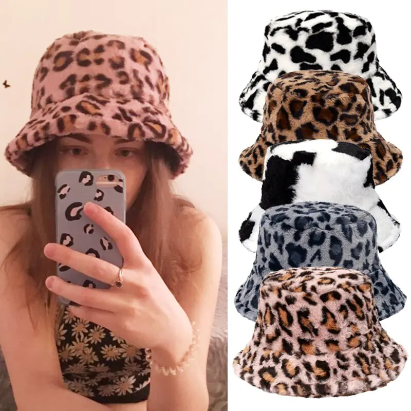 OMNI™ Winter Faux Fur Fluffy Bucket Hat