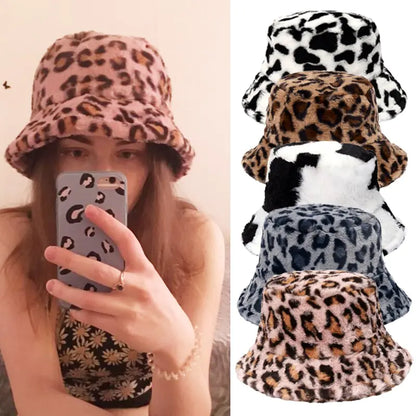 OMNI™ Winter Faux Fur Fluffy Bucket Hat