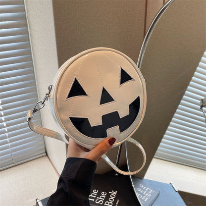 OMNI™ Jack O'Lantern Grin Round Crossbody Bag