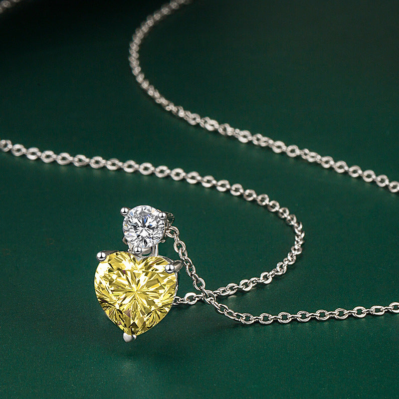 OMNI™ Mosan Diamond Heart Necklace