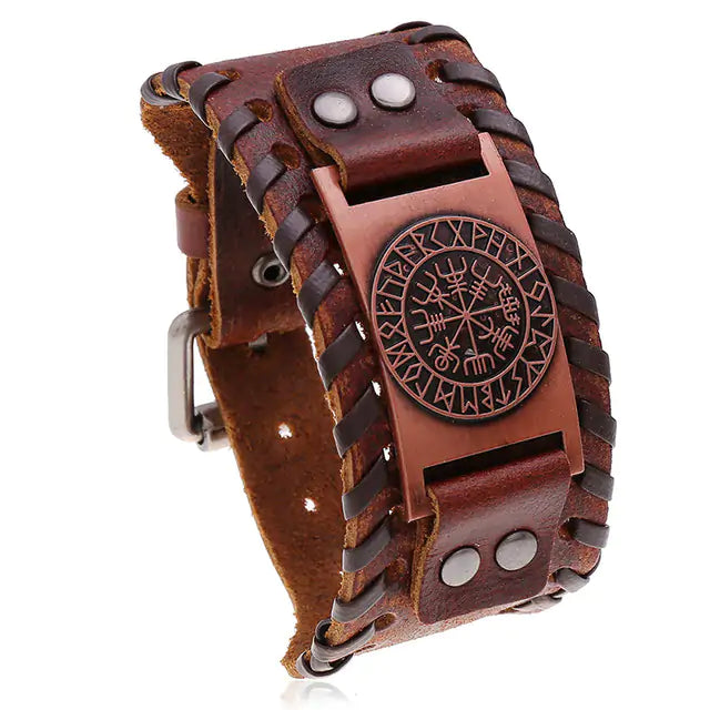 OMNI™ Nordic Style Leather Bracelet