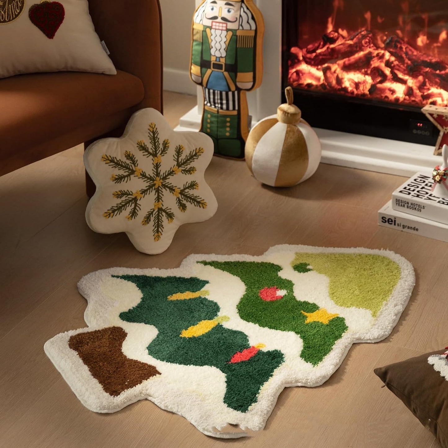 OMNI™ Christmas Themed Cashmere Floor Mat