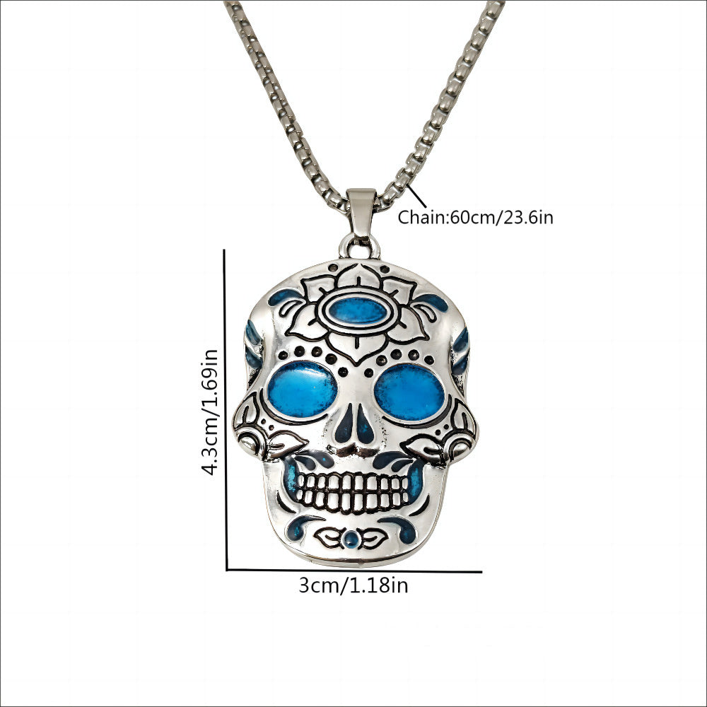 OMNI™ Halloween Luminous Skull Necklace