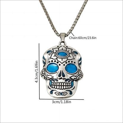 OMNI™ Halloween Luminous Skull Necklace