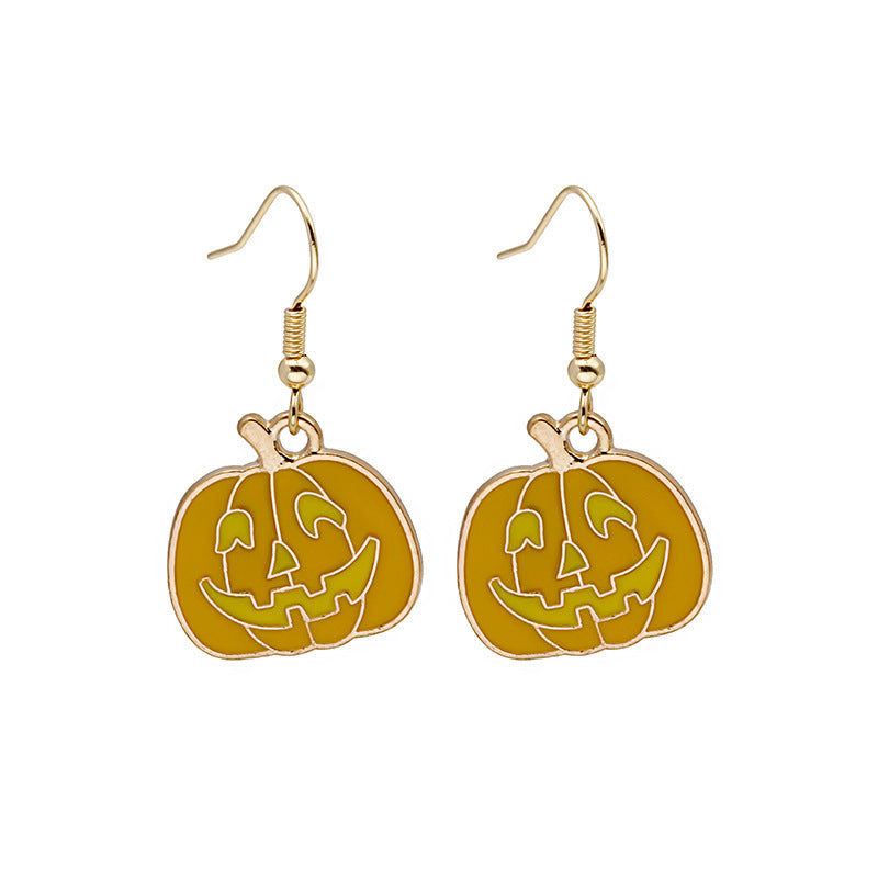 OMNI™ Spooky Pumpkin Halloween Earrings