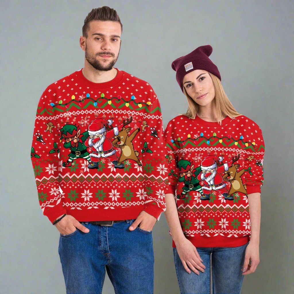 OMNI™ Unisex Christmas Graphic Round Neck Sweater