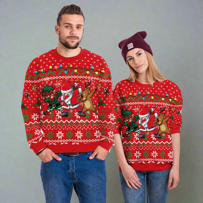 OMNI™ Unisex Christmas Graphic Round Neck Sweater