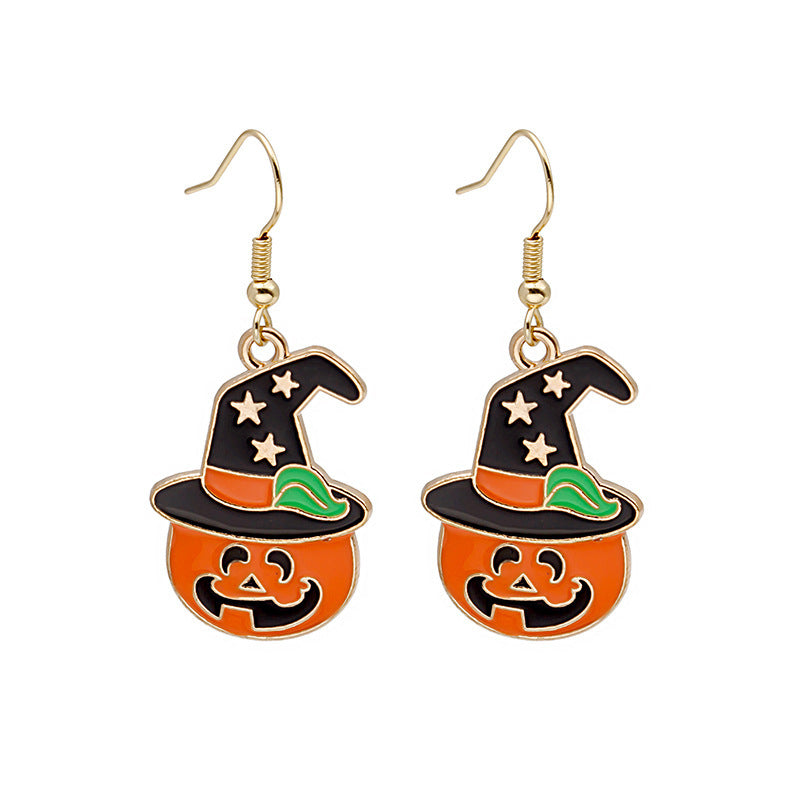 OMNI™ Spooky Pumpkin Halloween Earrings