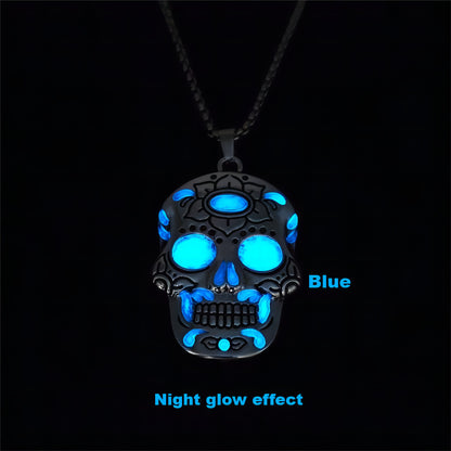 OMNI™ Halloween Luminous Skull Necklace