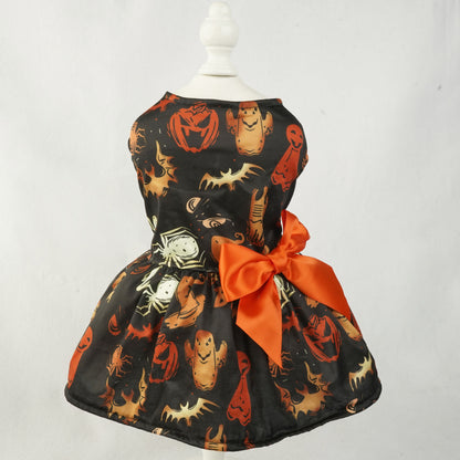OMNI™ Halloween Pumpkin Print Pet Dress