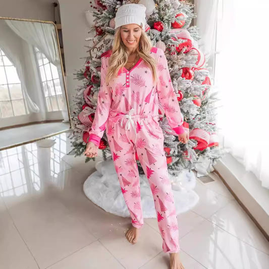 OMNI™ Two-piece Long-Sleeve Christmas Pajamas Set