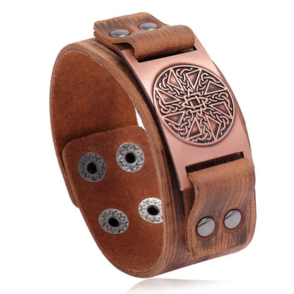 OMNI™ Nordic Style Leather Bracelet