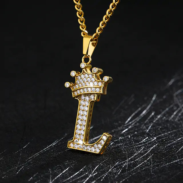 OMNI™ Zircon Alphabet Necklace