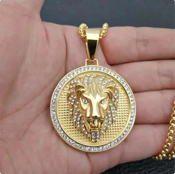 OMNI™ Lion Head Pendant Necklace