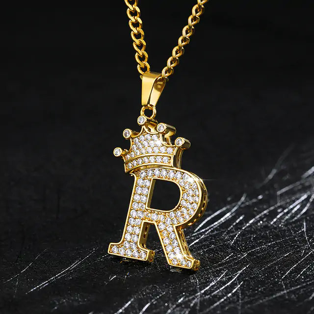 OMNI™ Zircon Alphabet Necklace