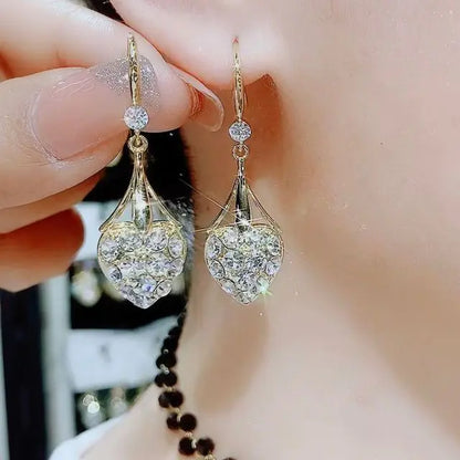 OMNI™ Opal Flower Tassel Earrings Set