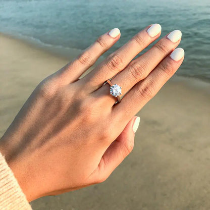 OMNI™ Luxury Moissanite Engagement Ring