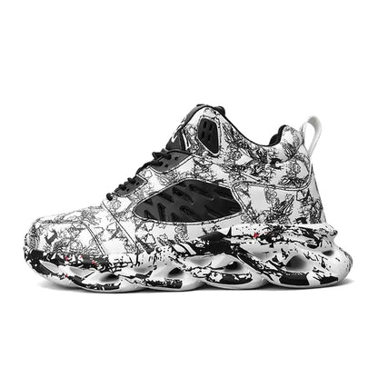 OMNI™ Thick Bottom Graffiti Men's Sneakers