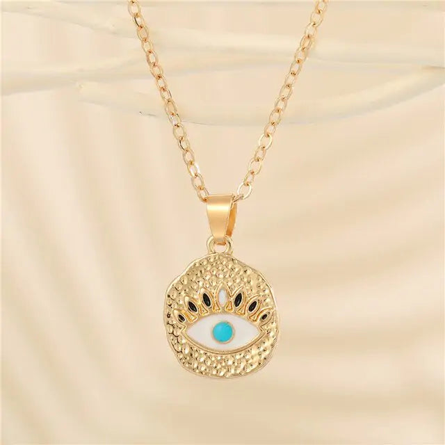 OMNI™ Crystal Turkish Evil Eye Necklace