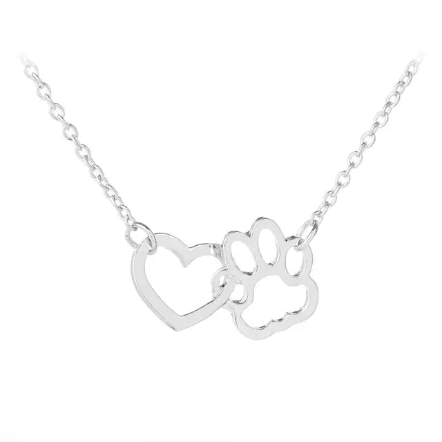 OMNI™ Paw Print Heart Necklace