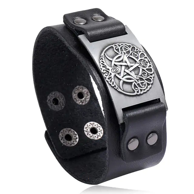 OMNI™ Nordic Style Leather Bracelet