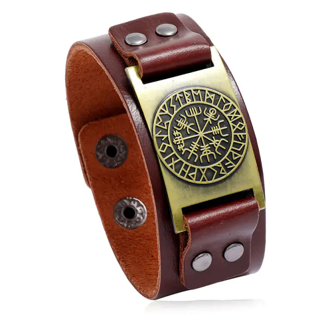 OMNI™ Nordic Style Leather Bracelet