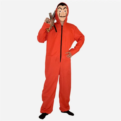 OMNI™ Money Heist Unisex Halloween Costume & Face Mask