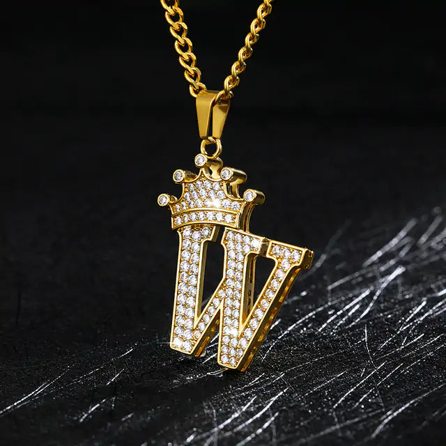 OMNI™ Zircon Alphabet Necklace