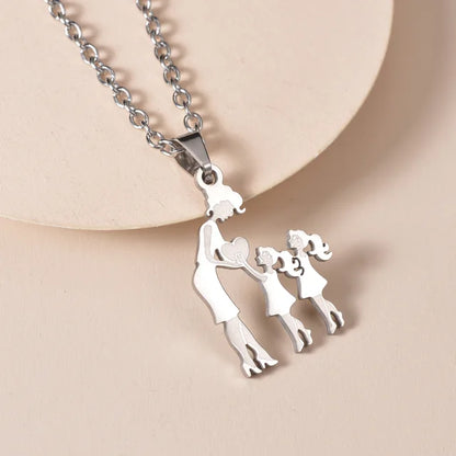 OMNI™ Family Silver Pendant Necklace