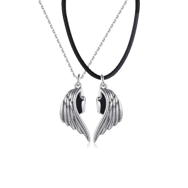 OMNI™ Dragon Wing Heart Couples Necklace