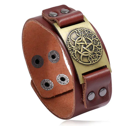 OMNI™ Nordic Style Leather Bracelet