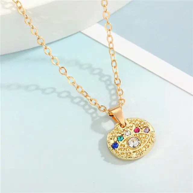 OMNI™ Crystal Turkish Evil Eye Necklace